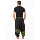 Sarouel homme ethnique noir kaki Nehuda