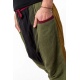 Sarwel pantacourt mixte coton leger noir vert jaune rouge