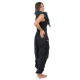 Pantalon fantasy aladin basic ethnic mixte coton epais noir
