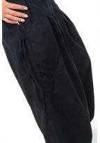 Pantalon fantasy aladin basic ethnic mixte coton epais noir