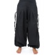 Pantalon fantasy aladin basic ethnic mixte coton epais noir