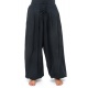 Pantalon ethnic ceinture corset noir Bliza
