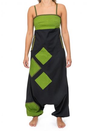 Combinaison pantalon sarwal patchwork etoile Jani