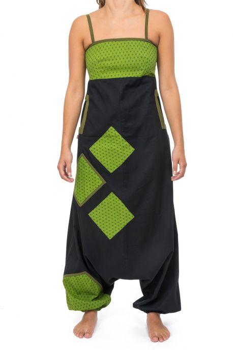 Combinaison pantalon sarwal patchwork etoile Jani