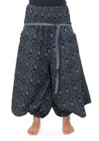 Sarouel jupe pantacourt femme ceinture elastique Kolami 