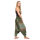 Pantalon sarouel vert sari brilliant du nepal alladin indien