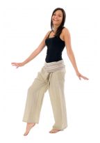 K1bis pantalon fisherman thai coton epais +10 couleurs