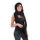 Capuche Echarpe moufle pure laine douce Le 3 en 1 