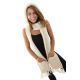Capuche Echarpe moufle pure laine douce Le 3 en 1 