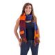 Echarpe poches moufles pure laine multicolore