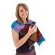 Echarpe pure laine douce multicolore