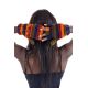 Gants 100% laine douce doublés polaire multicolores