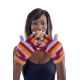 Gants 100% laine douce doublés polaire multicolores