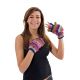 Gants 100% laine douce doublés polaire multicolores