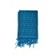Echarpe femme turquoise labyrinth