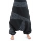 Sarouel mixte ethnique graphic noir et gris Windiz