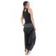 Sarouel mixte ethnique graphic noir et gris Windiz