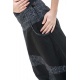 Sarouel mixte ethnique graphic noir et gris Windiz