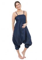 Combi sarouel urban ethnique denim blue jean soft et leger
