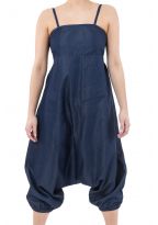 Combi sarouel urban ethnique denim blue jean soft et leger