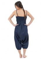 Combi sarouel urban ethnique denim blue jean soft et leger
