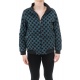 Blouson sweat avec zip reversible total print ou noir uni Zacka