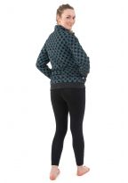 Blouson sweat avec zip reversible total print ou noir uni Zacka