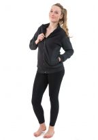 Blouson basique ethnique zip imprime geometric star noir gris