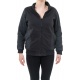 Blouson basique ethnique zip imprime geometric star noir gris