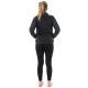 Blouson basique ethnique zip imprime geometric star noir gris