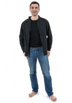 Blouson reversible homme femme style teddy uni ou imprimé
