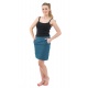 Jupe courte esprit tailleur neo lady ethnic chic