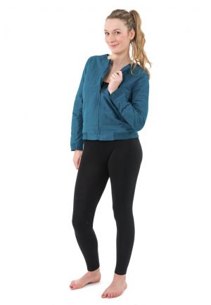 Veste blouson tailleur esprit neo teddy lady ethnic chic