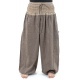 Pantalon sarouel grande taille mixte natural chanvre chine