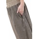 Pantalon sarouel grande taille mixte natural chanvre chine
