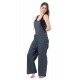 Salopette femme basique blue denim epais Jinsa