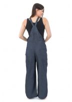 Salopette femme basique blue denim epais Jinsa
