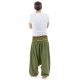 Sarouel elastique grande taille reggae babacool vert jaune rouge