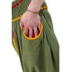 Sarouel elastique grande taille reggae babacool vert jaune rouge