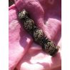 BR7021 bracelet os de buffle nepal symbol ohm meditation