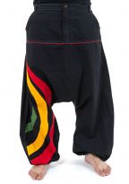 Sarouel grande taille homme arc en ciel tricolore reggae