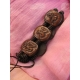 BR7082 bracelet os de buffle nepal marron
