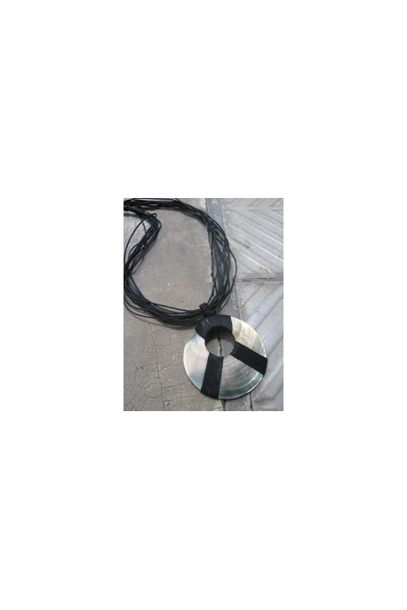 CO602 collier nacre certi de fils japonais