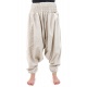 Pantalon sarouel elastique uni