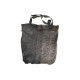 Sac tote bag coton imprimé ethnic babachic gris noir