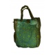 Sac tote bag coton imprime indian ethnic chic cachemire et fleurs