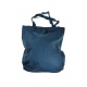 Sac tote bag coton imprimé ethnic happy blue koh tao bleu