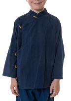 Chemise enfant ethnique bleu Bacca