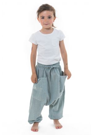 Sarouel pantalon enfant coton leger Ilam