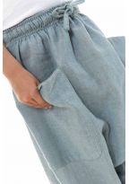 Sarouel pantalon enfant coton leger Ilam